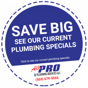 Plumbing Specials - Residential Plumbing in Portland OR