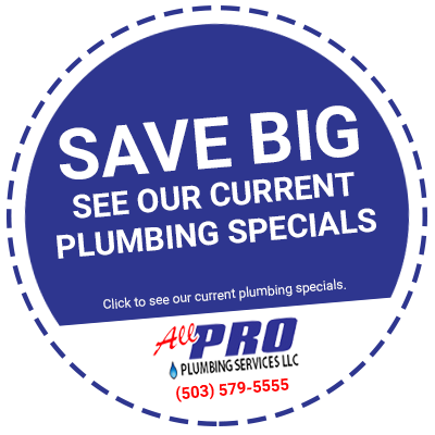 Plumbing Specials - Residential Plumbing in Portland OR