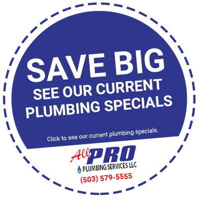 Plumbing Specials - Residential Plumbing in Portland OR