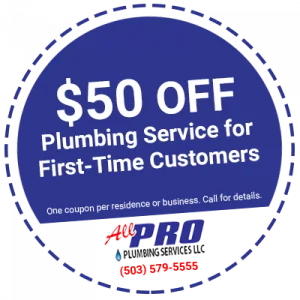 $50 Off First Time Plumbing Service