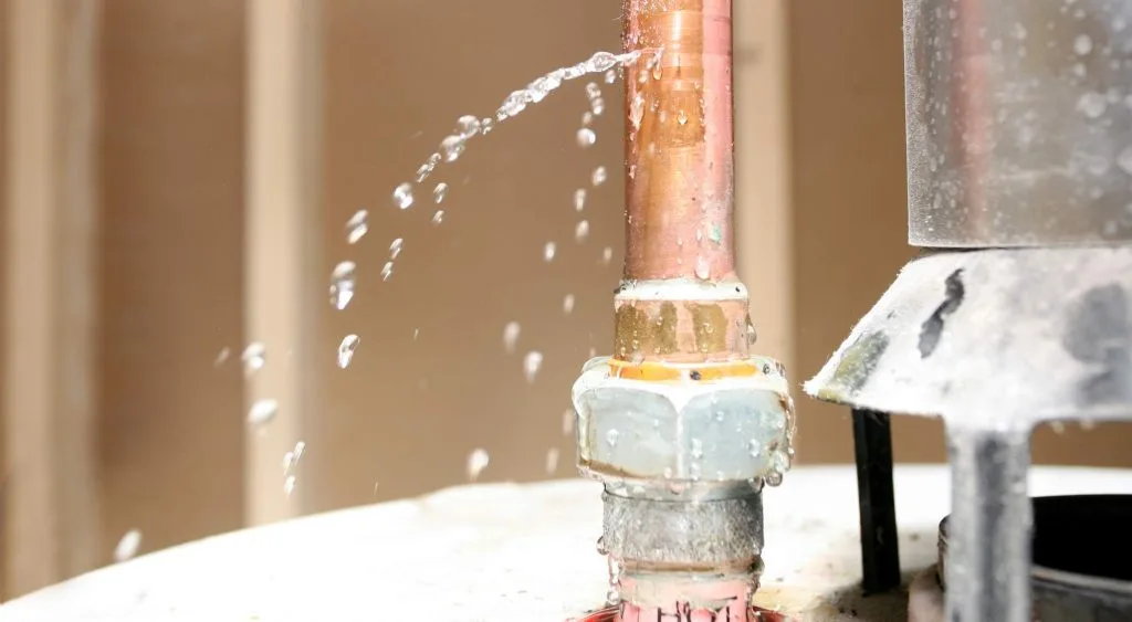 leaking water heater