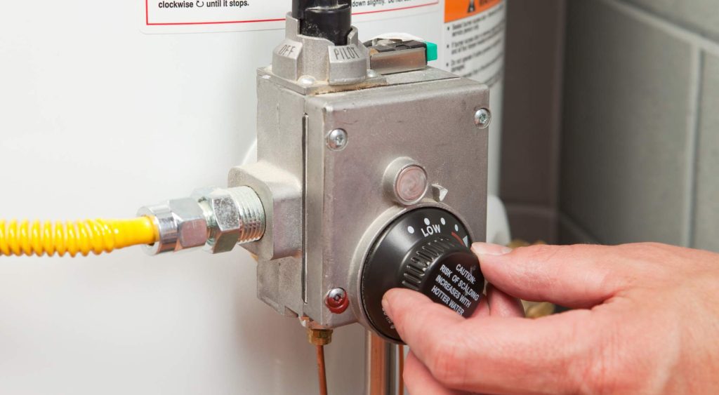 water heater vacation setting